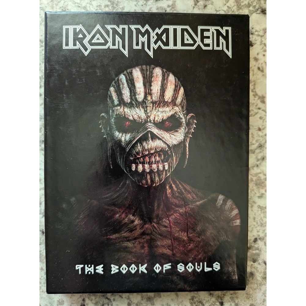 Iron Maiden The Book of Souls CD Deluxe Edition Hardbound Book Heavy Metal Rock